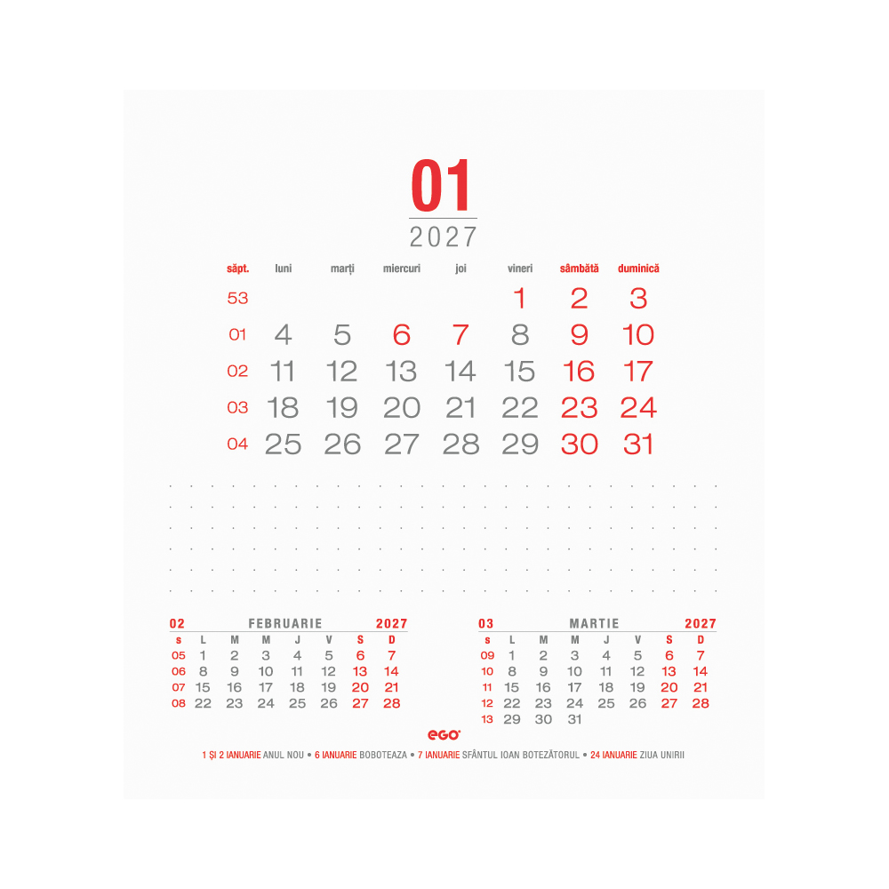 Calendar de birou “Prisma” - Image 3