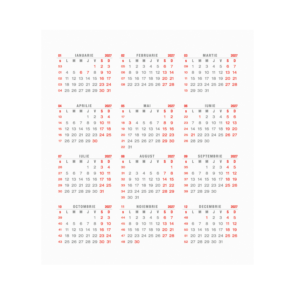 Calendar de birou “Prisma” - Image 4